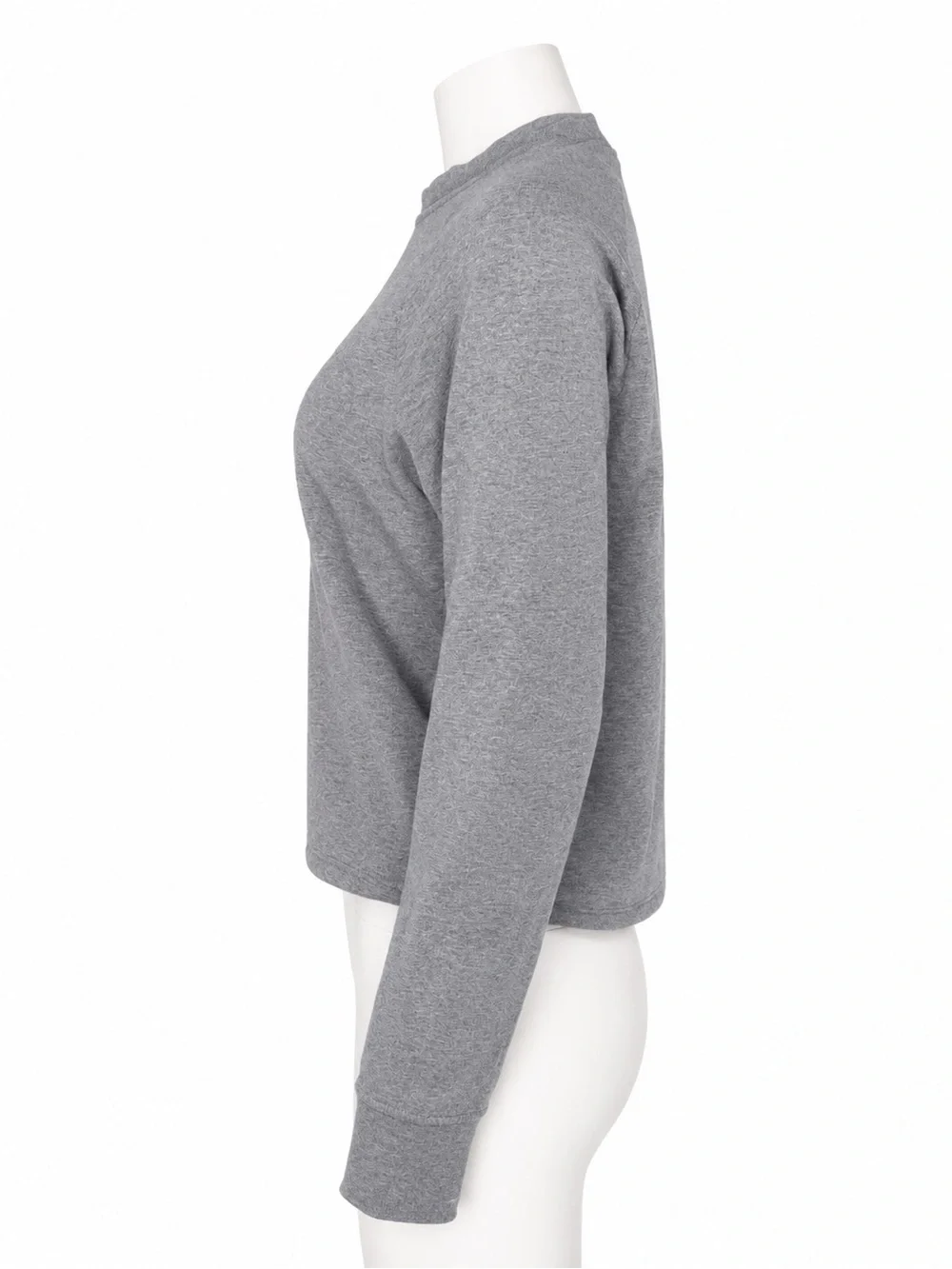 Armani Jeans Women’s L Gray Rhinestone Eagle Logo Raglan Sweatshirt